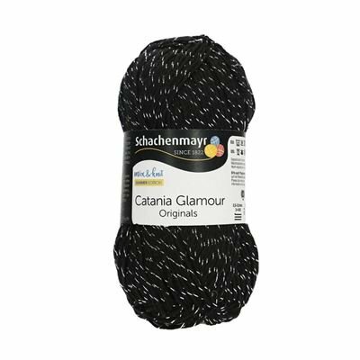Schachenmayr Catania Glamour 199 - Zwart