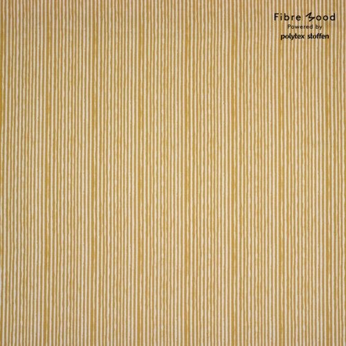 Coupon 1.7m - Viscose Linnen - Stripes - Geel/Ecru Coupon 1.7m - Viscose Linnen - Stripes - Geel/Ecru