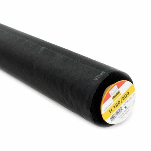 Vlieseline Tussenvoering H180 Plakbaar 90cm Zwart
