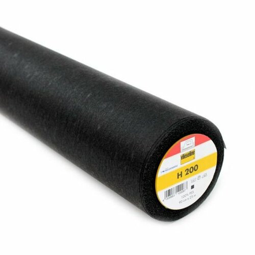Vlieseline Tussenvoering H200 Plakbaar 90cm Zwart