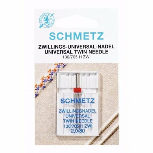 Schmetz Tweeling Universeel 2,0/80 Schmetz Tweeling Universeel 2,0/80
