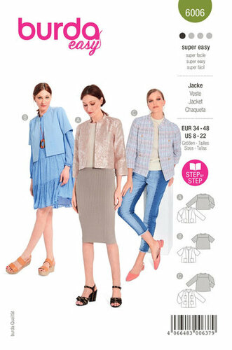 Burda Patroon 6006 - Vest