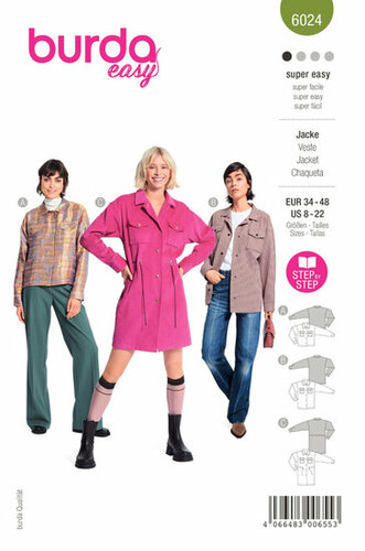 Burda Patroon 6024 - Vest