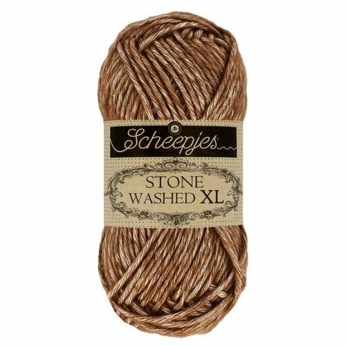 Scheepjes Stone Washed XL 862 - Brown Agate Scheepjes Stone Washed XL 862 - Brown Agate