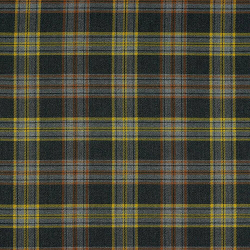 Coupon 1.1m - Gabardine Twill Wool Touch - Tartan Check - Grijs/Oker/Roest Coupon 1.1m - Gabardine Twill Wool Touch - Tartan Check - Grijs/Oker/Roest