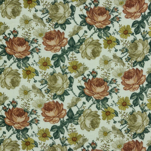 Tetra - Flowers - Ecru Tetra - Flowers - Ecru