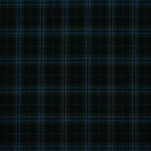 Gabardine Twill Wool Touch - Tartan Check - Navy/Jeans/Camel Gabardine Twill Wool Touch - Tartan Check - Navy/Jeans/Camel