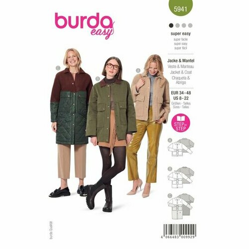 Burda Patroon 5941 - Jas en Mantel