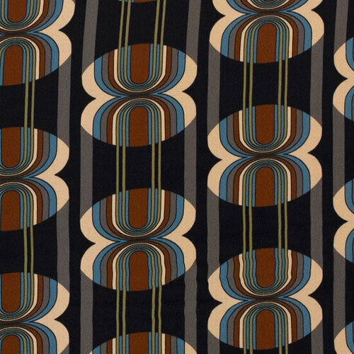 Coupon 1.5m - Viscose - Abstract - Groen Coupon 1.5m - Viscose - Abstract - Groen