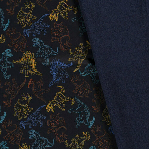 Softshell - Dinos - Zwart Softshell - Dinos - Zwart