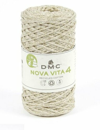 DMC Nova Vita 4 Metallic - 003 - Beige/Goud DMC Nova Vita 4 Metallic - 003 - Beige/Goud