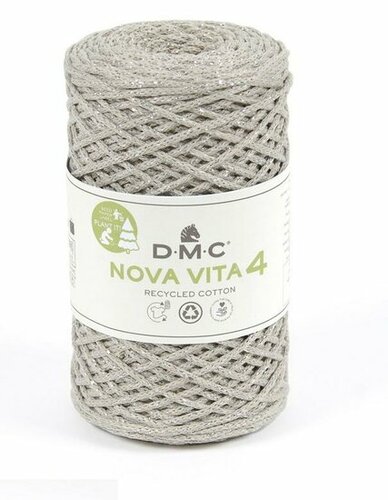 DMC Nova Vita 4 Metallic - 311 - Beige/Zilver DMC Nova Vita 4 Metallic - 311 - Beige/Zilver