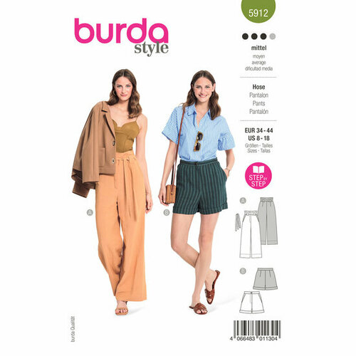 Burda Patroon 5912 - Broek