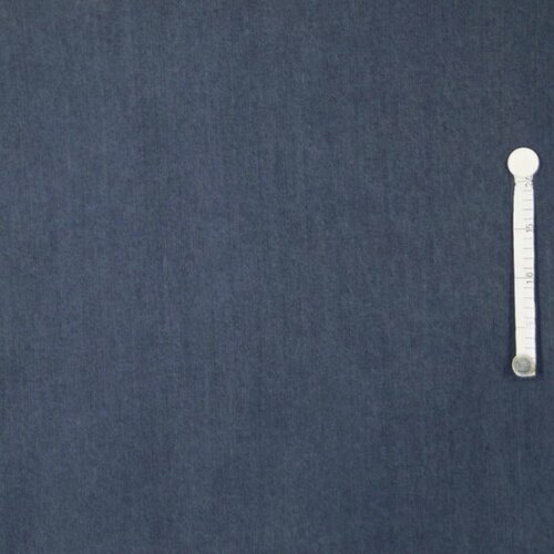 Coupon 0.8m - Chambray Katoen - Uni - Donkerblauw Coupon 0.8m - Chambray Katoen - Uni - Donkerblauw