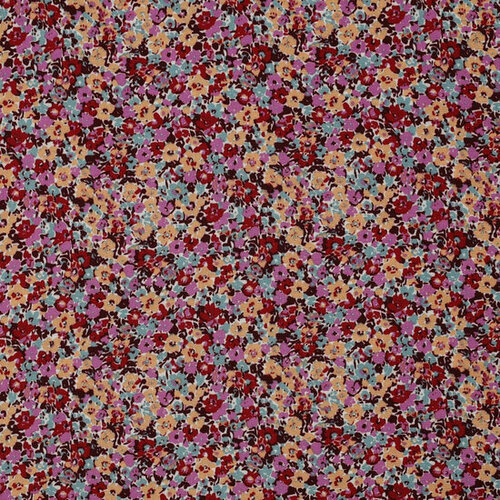 Coupon 0.7m - Viscose - Flowers - Fuchsia Coupon 0.7m - Viscose - Flowers - Fuchsia