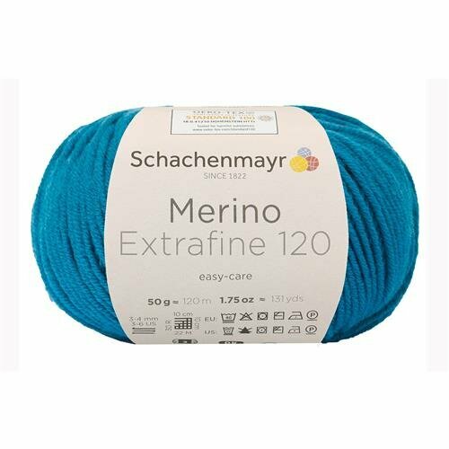 Schachenmayr Merino Extrafine 120 - 169 - Petrol Schachenmayr Merino Extrafine 120 - 169 - Petrol