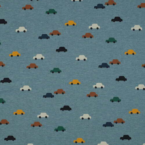 Jersey - Cars - Gemeleerd Rookblauw Jersey - Cars - Gemeleerd Rookblauw