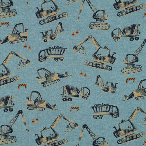 Sweat - Construction Vehicle - Rookblauw Sweat - Construction Vehicle - Rookblauw