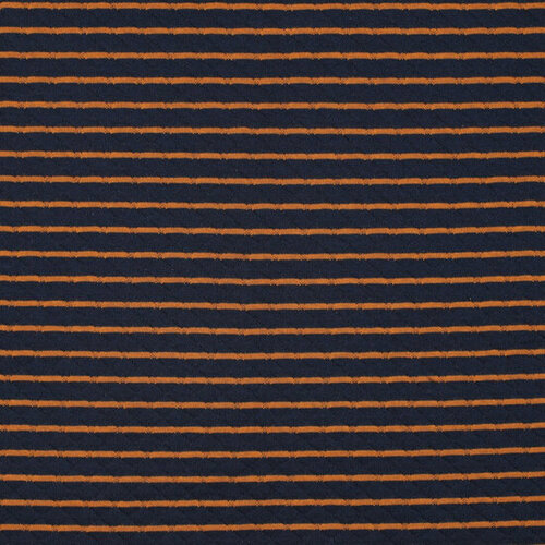 Sweat Quilt - Yarn Dyed Stripes - Navy Sweat Quilt - Yarn Dyed Stripes - Navy
