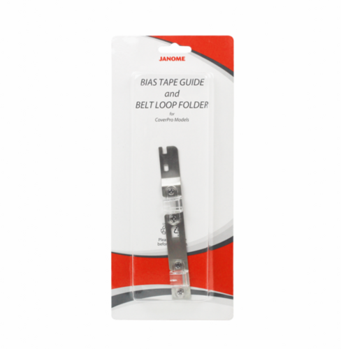 Janome CoverPro Biaisbandgeleider/Riemlusvouwer Janome CoverPro Biaisbandgeleider/Riemlusvouwer