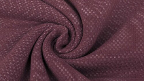 Jacquard Heavy Sweat Brushed - Uni - Cassis Jacquard Heavy Sweat Brushed - Uni - Cassis