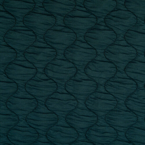 Matelassé - Uni Quilted - Groen Matelassé - Uni Quilted - Groen