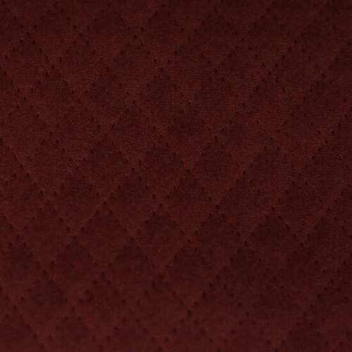 Matelassé - Uni Fluweel Quilted - Bordeaux Matelassé - Uni Fluweel Quilted - Bordeaux