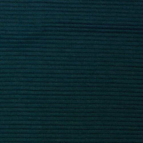Ottoman Rib Jersey - Uni - Petrol Ottoman Rib Jersey - Uni - Petrol