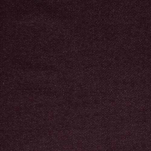 Jacquard Heavy Sweat Brushed - Uni - Aubergine Jacquard Heavy Sweat Brushed - Uni - Aubergine