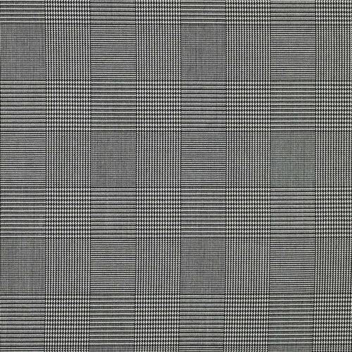 Polyester Viscose - Prince De Galles - Zwart-Wit Polyester Viscose - Prince De Galles - Zwart-Wit