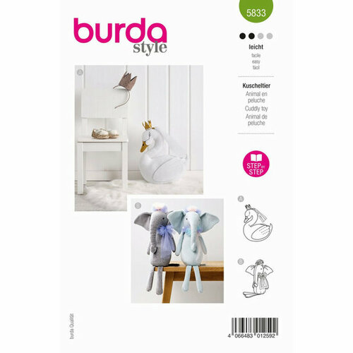 Burda Patroon 5833 - Knuffels