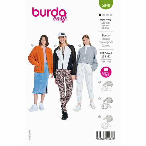 Burda Patroon 5848 - Blouson
