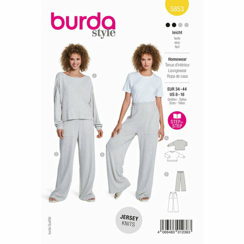 Burda Patroon 5853 - Homewear