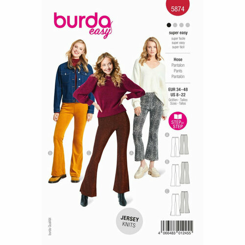 Burda Patroon 5874 - Broek