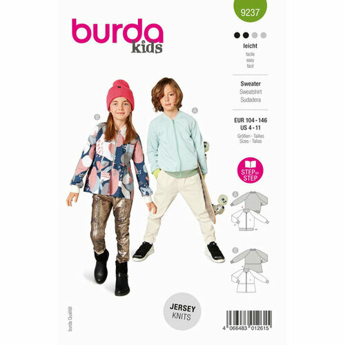Burda Patroon 9237 - Sweater