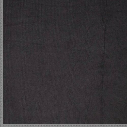 Rib Jersey - Uni Brushed - Zwart Rib Jersey - Uni Brushed - Zwart