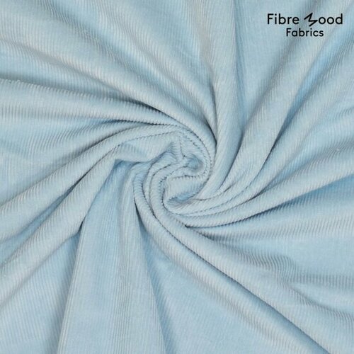 Coupon 0.85m - Ribfluweel Stretch - Uni - Lichtblauw Coupon 0.85m - Ribfluweel Stretch - Uni - Lichtblauw