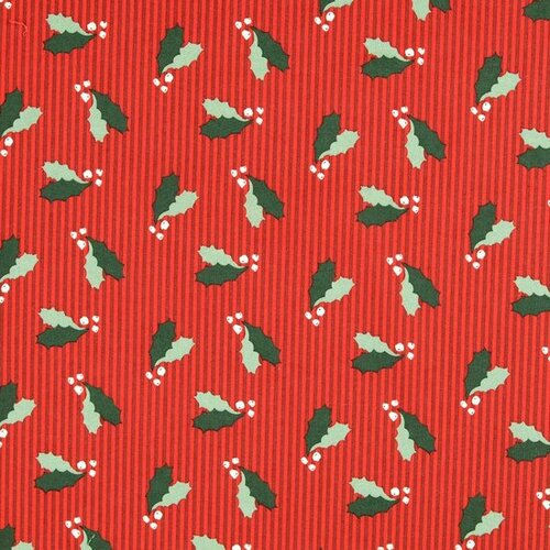 Poplin - Hulst - Rood Poplin - Hulst - Rood