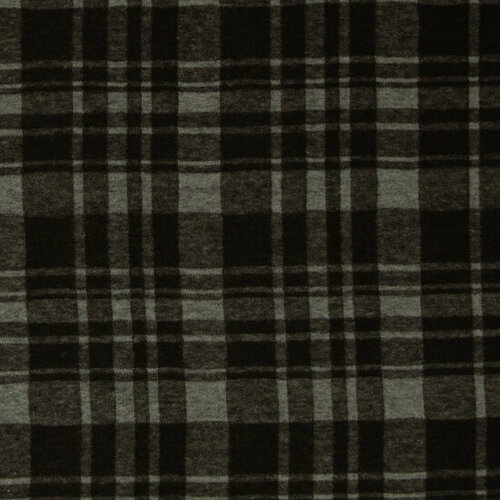 Jacquard Jersey - Geruit - Zwart-Grijs Jacquard Jersey - Geruit - Zwart-Grijs