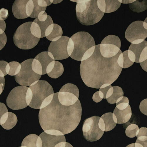 Viscose - Bubbles - Zwart