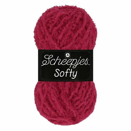 Scheepjes Softy 50g - 490 - Donkerrood Scheepjes Softy 50g - 490 - Donkerrood
