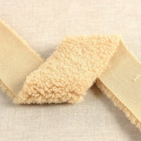 Teddyband 50mm - Beige