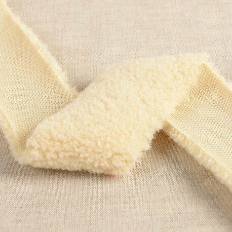 Teddyband 50mm - Ecru