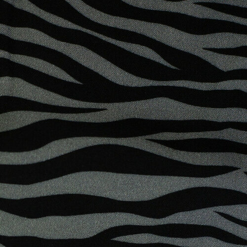 Viscose - Zebra - Grijs