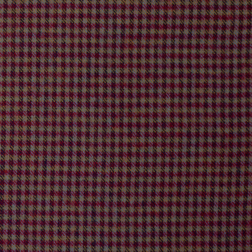 Flanel - Mini Check - Bordeaux Flanel - Mini Check - Bordeaux