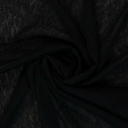 Mesh Tule - Uni - Zwart Mesh Tule - Uni - Zwart