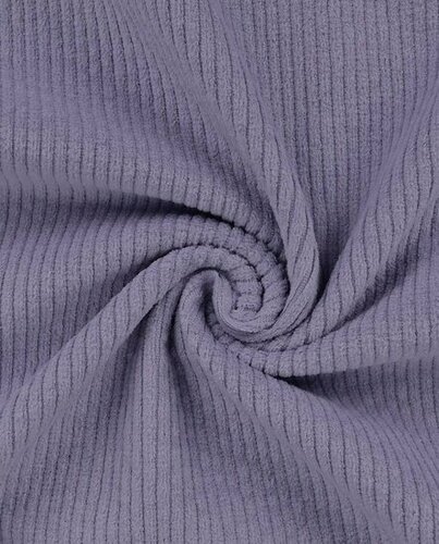 Ribfluweel Stretch - Uni - Lila Ribfluweel Stretch - Uni - Lila