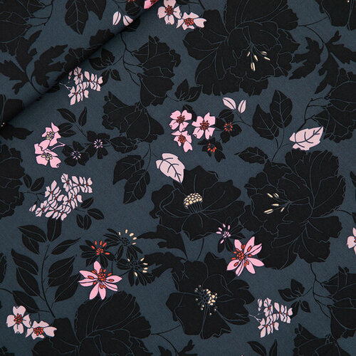 Canvas Gabardine Twill - Hydrony - India Ink (SYAS) Canvas Gabardine Twill - Hydrony - India Ink (SYAS)