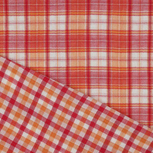 Coupon 1.05m - Tetra - Check 2-Side - Multicolor Coupon 1.05m - Tetra - Check 2-Side - Multicolor
