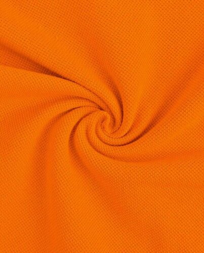 Pique Jersey - Uni - Oranje Pique Jersey - Uni - Oranje